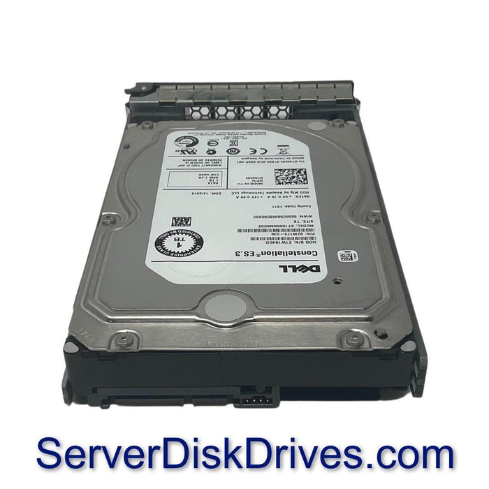 T4XNN — DELL 1TB 7.2K 6G 128MB 3.5" SATA Hard Drive ST1000NM0033
