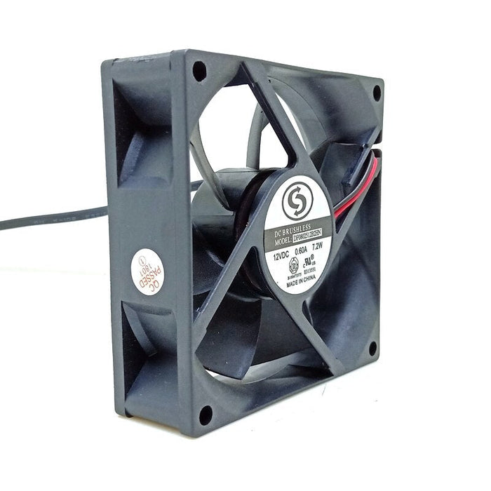 DF0802512B2HN 80x80x25mm 12V DC 0.60A Axial Cooling Fan