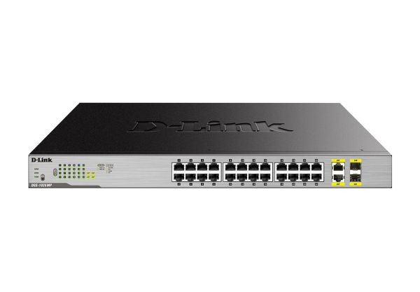 DGS-1026MP - D-Link 26-Ports 1000BASE-T Ethernet Rack-mountable Network Switch with 2-Ports SFP