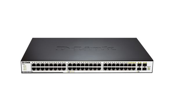 DGS-3120-48TC - D-Link xStack 48-Ports 10/100/1000BASE-T Ethernet Layer 3 Rack-mountable Managed Network Switch with 4-Ports SFP