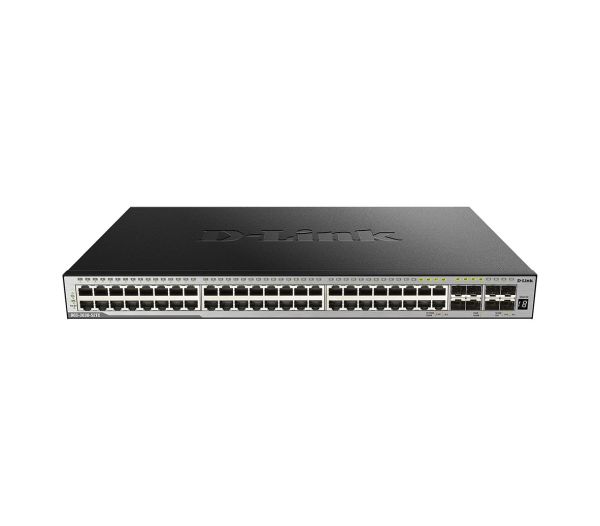 DGS-3630-52TC - D-Link 52-Ports 10/100/1000BASE-T Ethernet Layer 3 Rack-mountable Managed Netwoerk Switch with 4-Ports SFP+