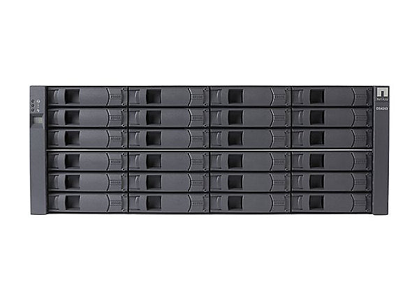 DS4246-0772-24A-R6 NetApp DS4246 Disk Shelf with 24x3.0TB 7.2K SATA disk drives, 2xIOM6, 2xAC PS, RM KIT