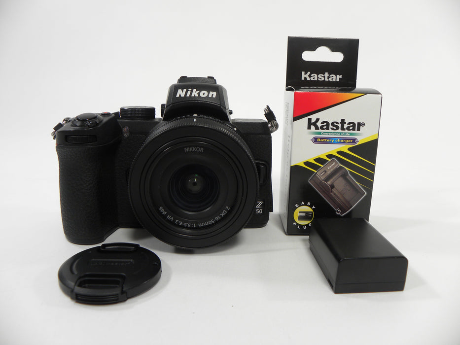 Nikon Z50 20.8mp Digital Mirrorless Body Only Shutter Ct. 9,432
