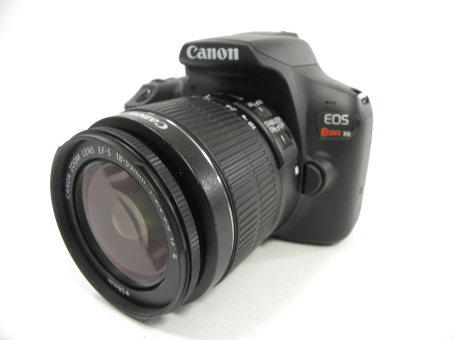 Canon EOS Rebel T6 18.0mp Digital SLR w/EF-S 18-55mm IS II Shutter Ct. 3,059
