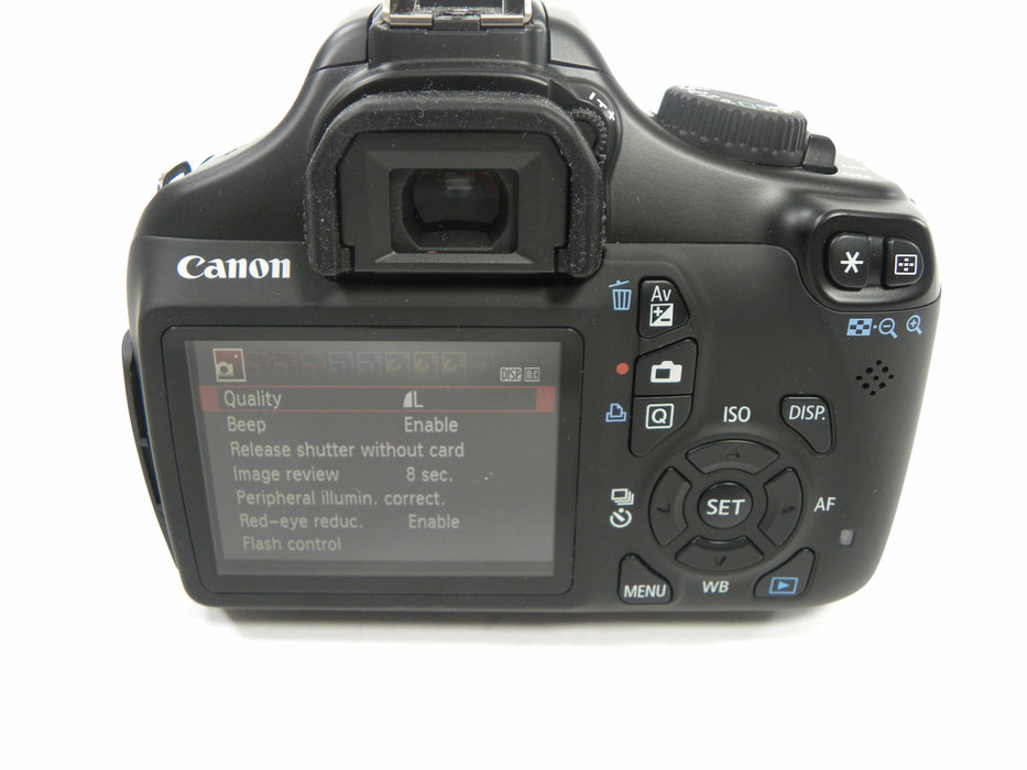Canon EOS Rebel T3 18mp Digital SLR w/EF-S 18-55 IS II Shutter Ct. 119