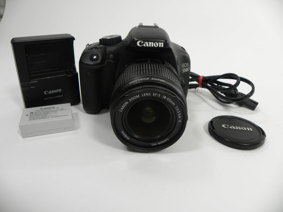 Canon EOS T2i - 550D 18mp Digital SLR w/EF-S 18-55 IS Shutter ct. 7,322
