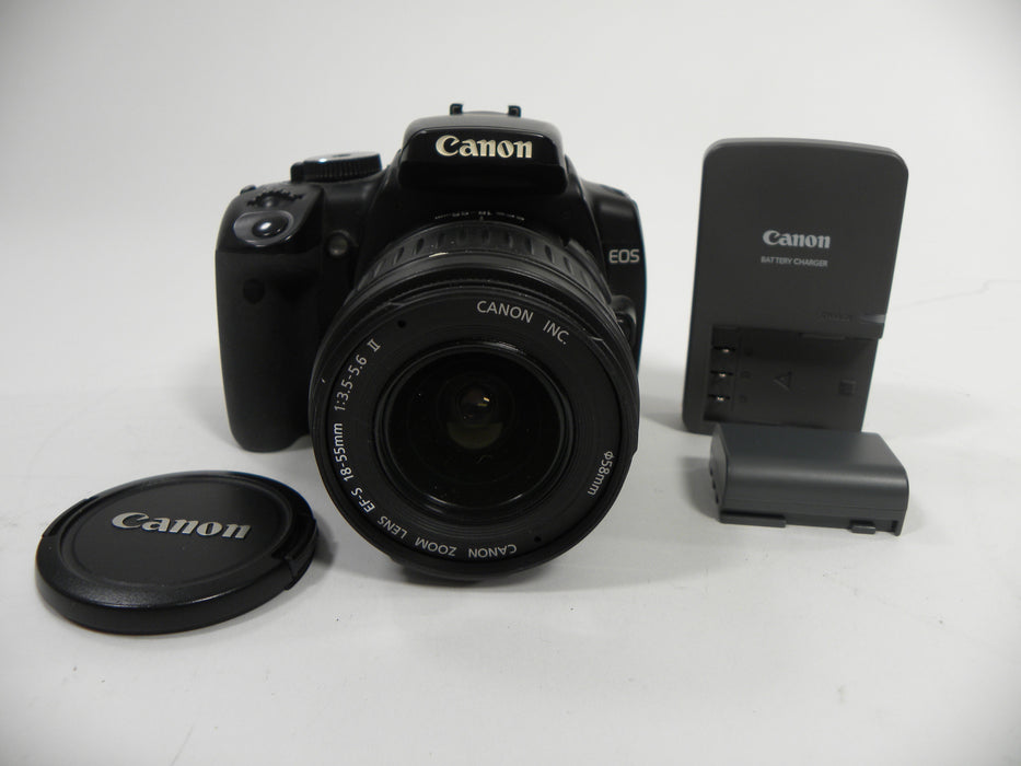 Canon EOS Rebel XTi 10.1mp Digital SLR w/EF-S 18-55mm f3.5-5.6 II