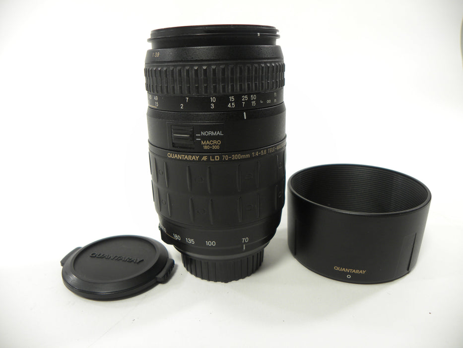 Quantaray AF LD Tele-Macro 70-300mm f4-5.6 Nikon F Mount