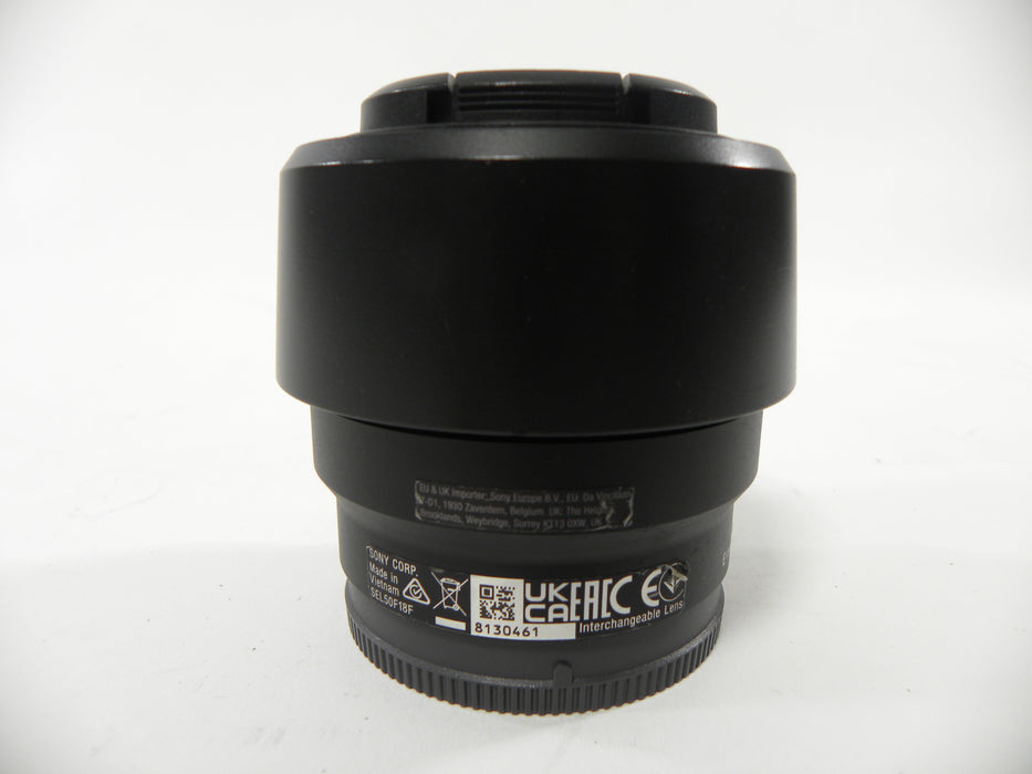 Sony FE 50mm f1.8 E Mount