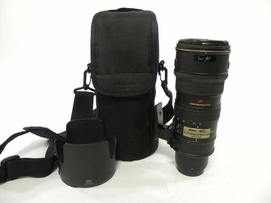Nikon AF-S Nikkor VR ED IF 70-200mm f2.8G F Mount