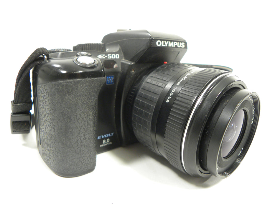 Olympus E-500 Evolt 8.0mp Digital SLR w/Zukio 17.5-45mm Shutter Ct. 17,209