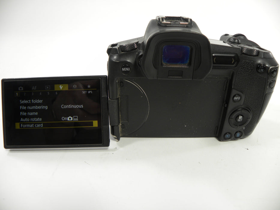 Canon EOS R 30.3mp Digital SLR body only Shutter Ct. 373,000