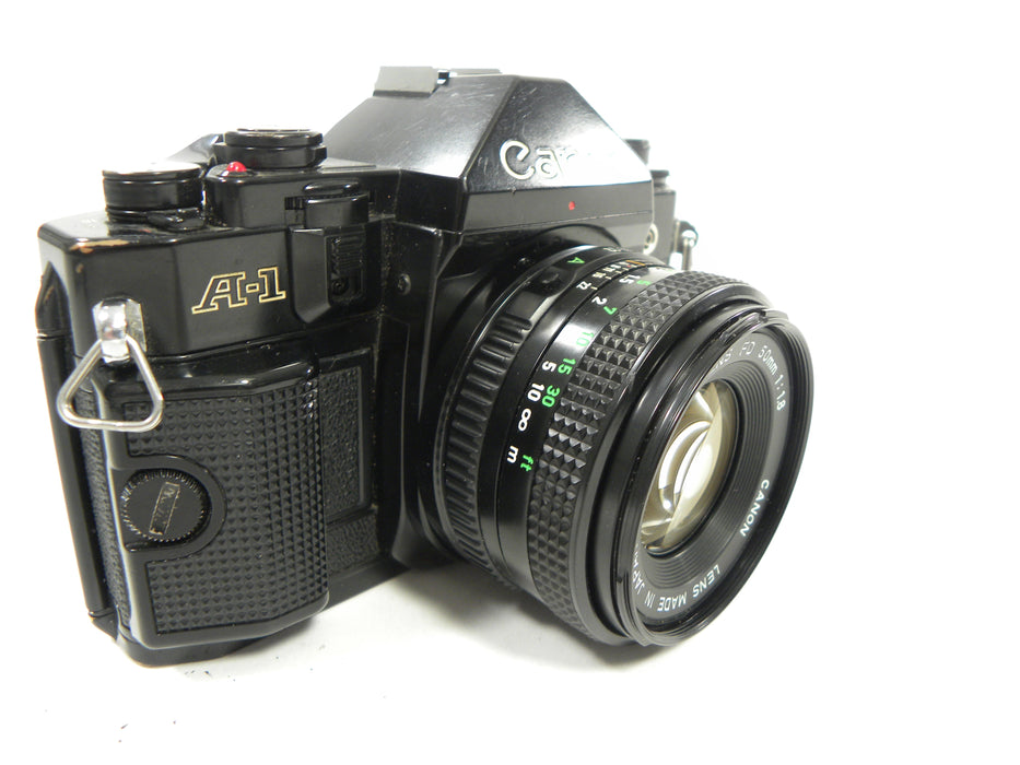 Canon A-1 35mm SLR w/50mm f1.8