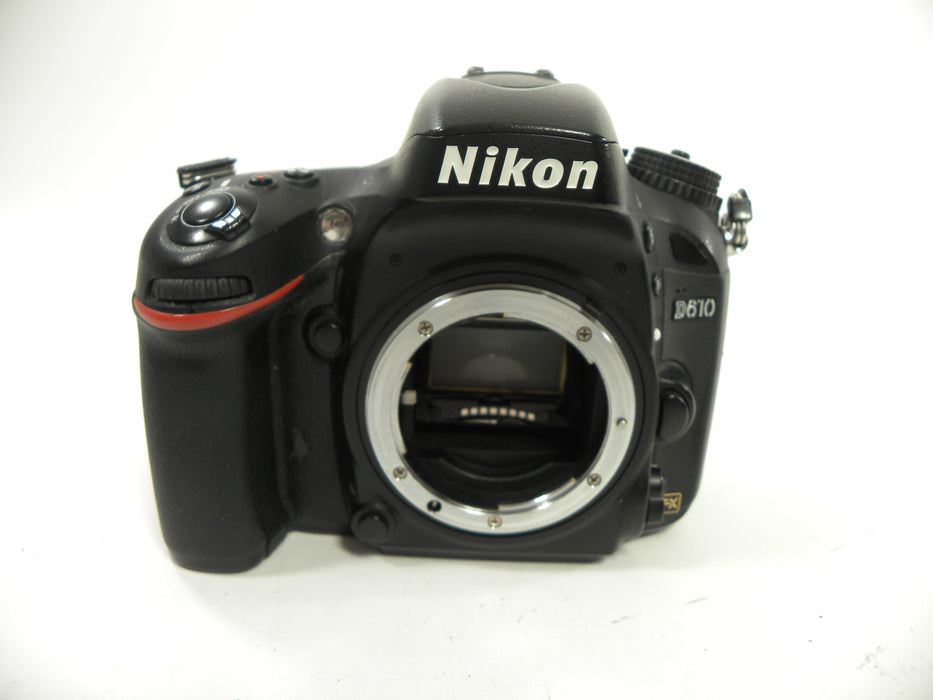 Nikon D610 FX 24.3mp Digital SLR body only Shutter Ct. 45,949