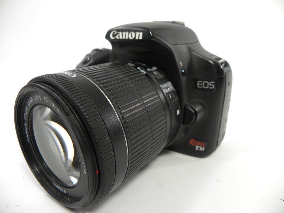 Canon EOS Rebel T1i 15.1mp Digital SLR w/18-55 IS STM Shutter ct. 34,770