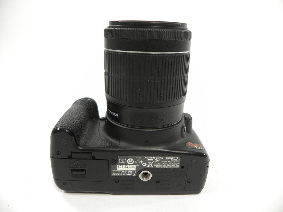 Canon EOS Rebel T1i 15.1mp Digital SLR w/18-55 IS STM Shutter ct. 34,770