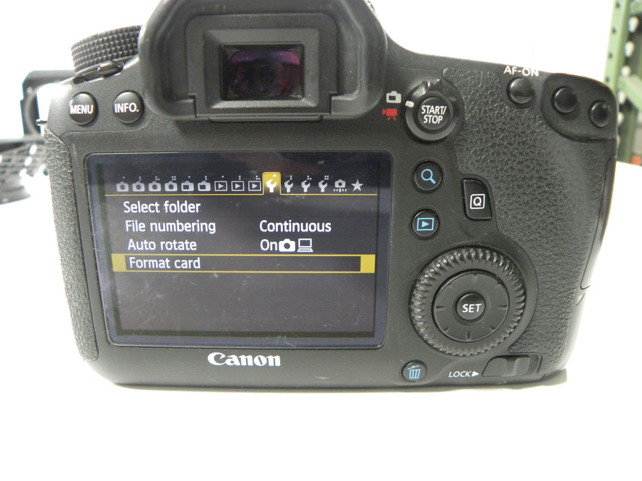 Canon EOS 6D 20.2mp Digital SLR Body Only Shutter Ct. 72,503