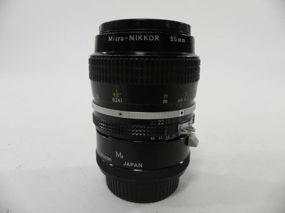 Nikon-Micro Nikkor 55mm f3.5 w/M2 Adapter