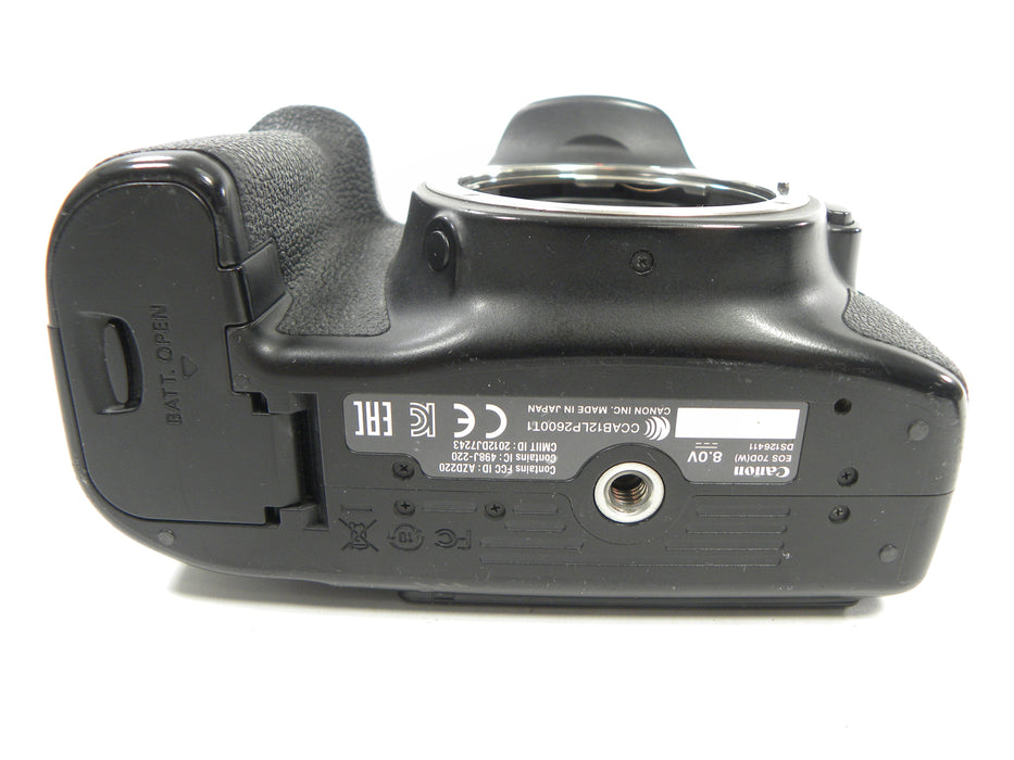 Canon EOS 70D 20mp Digital SLR Body Only Shutter Ct. 59,309