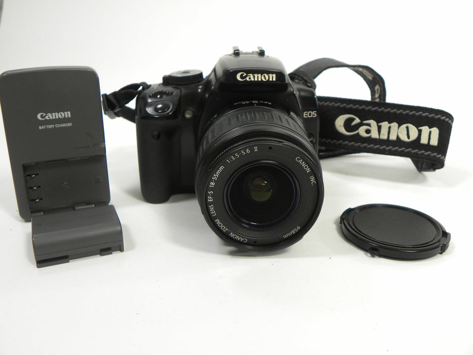 Canon EOS Rebel XTi 10.1mp Digital SLR w/EF-S 18-55 II