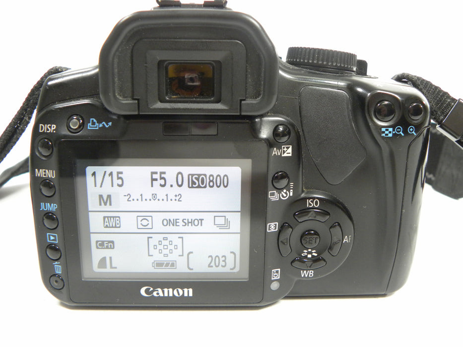 Canon EOS Rebel XTi 10.1mp Digital SLR w/EF-S 18-55 II