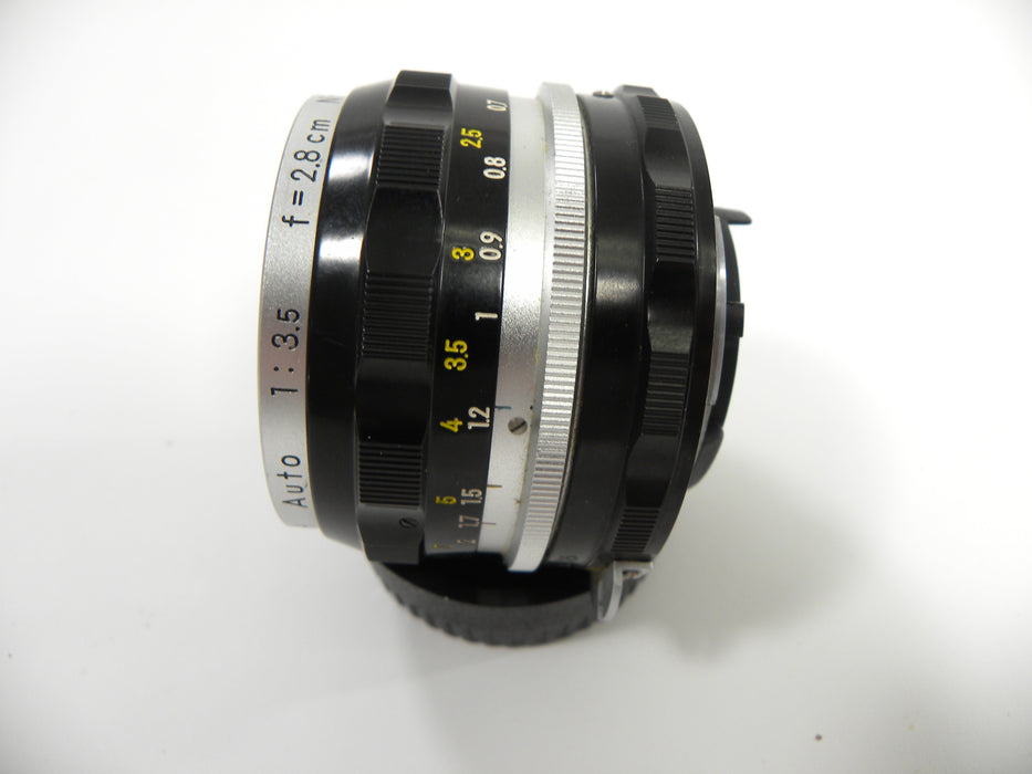 Nikon Nikkor-H Auto 2.8cm f3.5 Nippon Kogaku F Mount