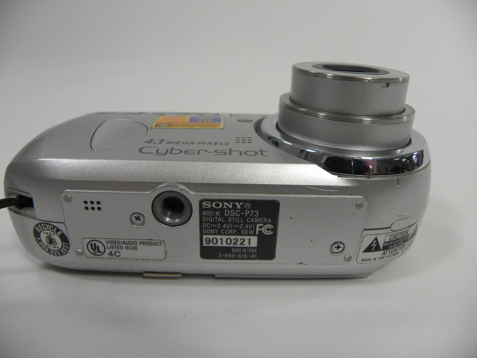 Sony Cyber-Shot DSC-P73 Mpeg Movie VX 4.1mp Digital Camera