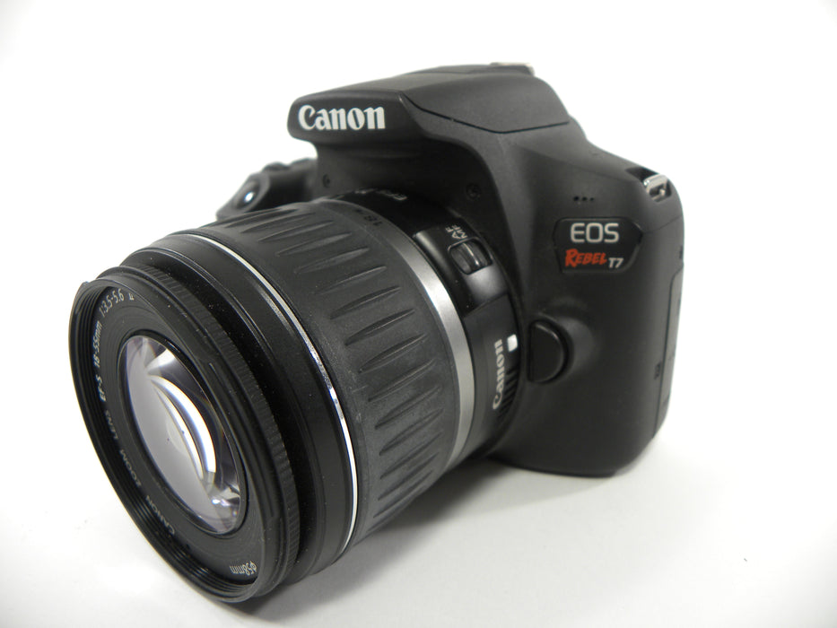 Canon EOS Rebel T7 24.1mp Digital SLR w/EF-S 18-55 II Shutter Ct. 1,195