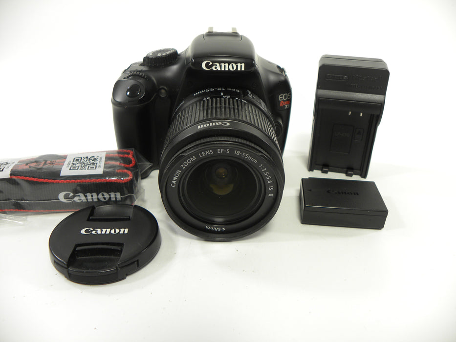 Canon EOS T3 12.2mp Digital SLR w/EF-S 18-55mm IS II Shutter Ct. 8,945 AS IS
