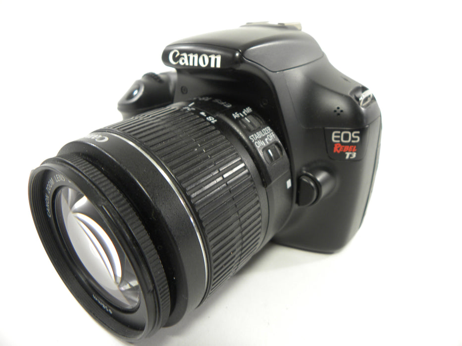 Canon EOS T3 12.2mp Digital SLR w/EF-S 18-55mm IS II Shutter Ct. 8,945 AS IS