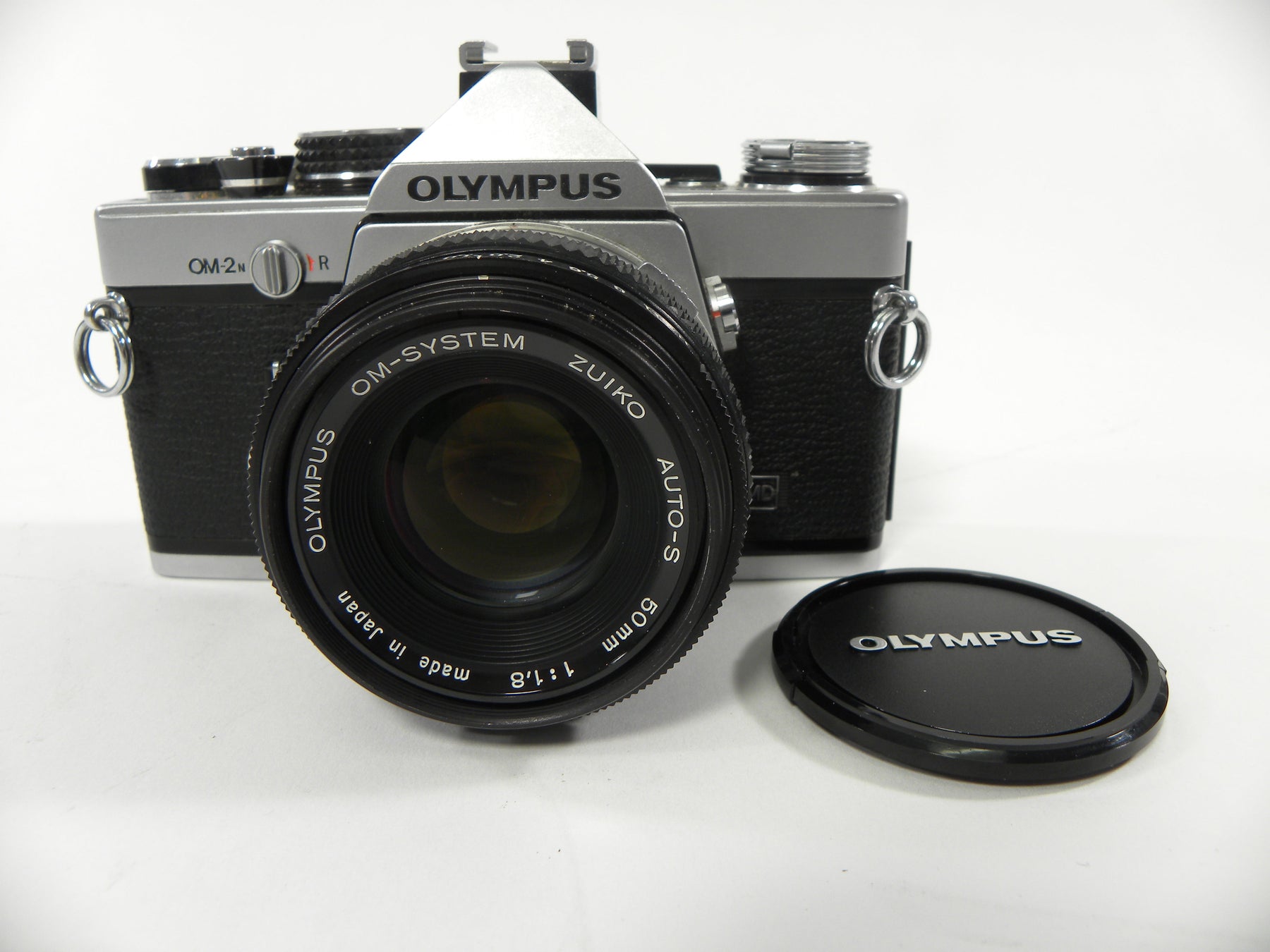 Olympus OM2n 35mm SLR w/Zuiko Auto-S 50mm f1.8 AS IS No Returns