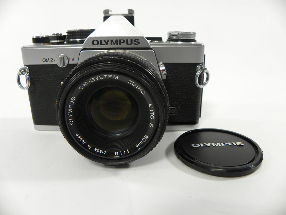 Olympus OM2n 35mm SLR w/Zuiko Auto-S 50mm f1.8 AS IS No Returns
