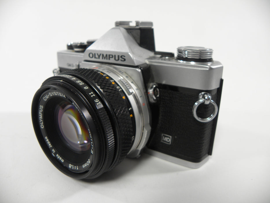 Olympus OM2n 35mm SLR w/Zuiko Auto-S 50mm f1.8 AS IS No Returns