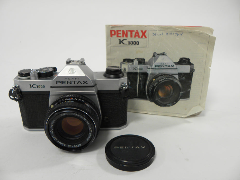Pentax K-1000 35mm SLR w/Pentax-M 50mm f1.7