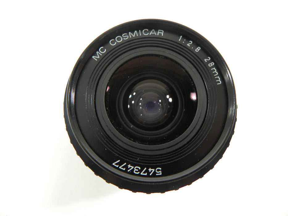 Cosmicar MC 28mm f2.8 PK Mount