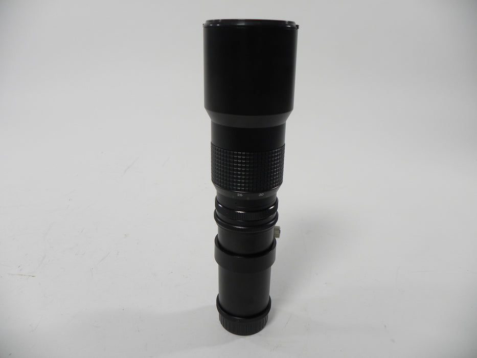 Quantaray 400mm f6.3mm T Mount w/Nikon F Adapter