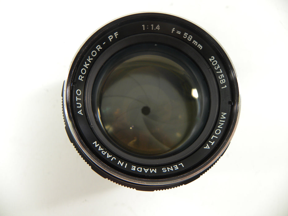 Minolta Rokkor-PF Auto 58mm f1.4
