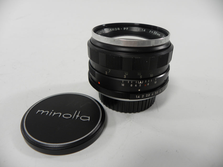 Minolta Rokkor-PF Auto 58mm f1.4