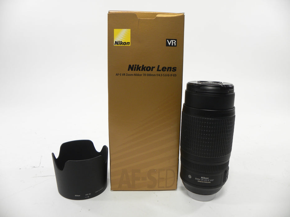 Nikon AF-S Nikkor ED VR IF 70-300mm f4.5-5.6G F Mount