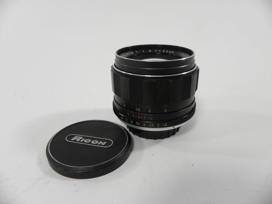 Ricoh Rikenson 55mm f/1.4 Lens for M42 Mount