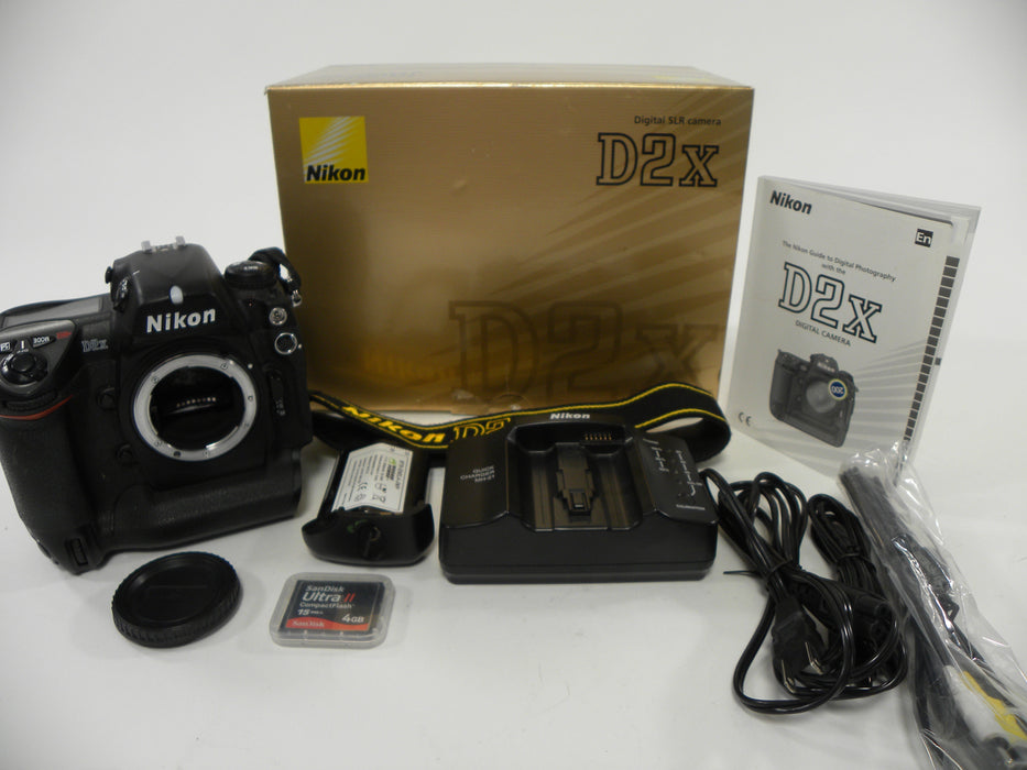 Nikon D2x 12.4mp Digital SLR Body Only Shutter Ct. 18,558