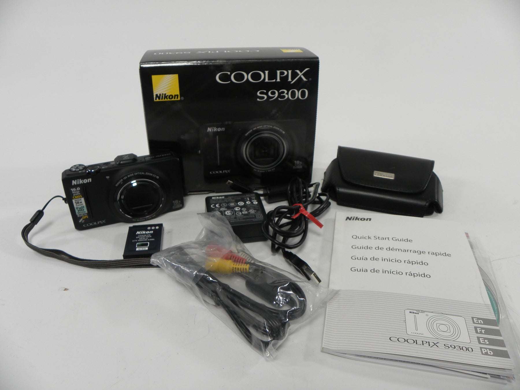 Nikon Coolpix S9300 16.0mp Digital Camera As-Is (Please read)