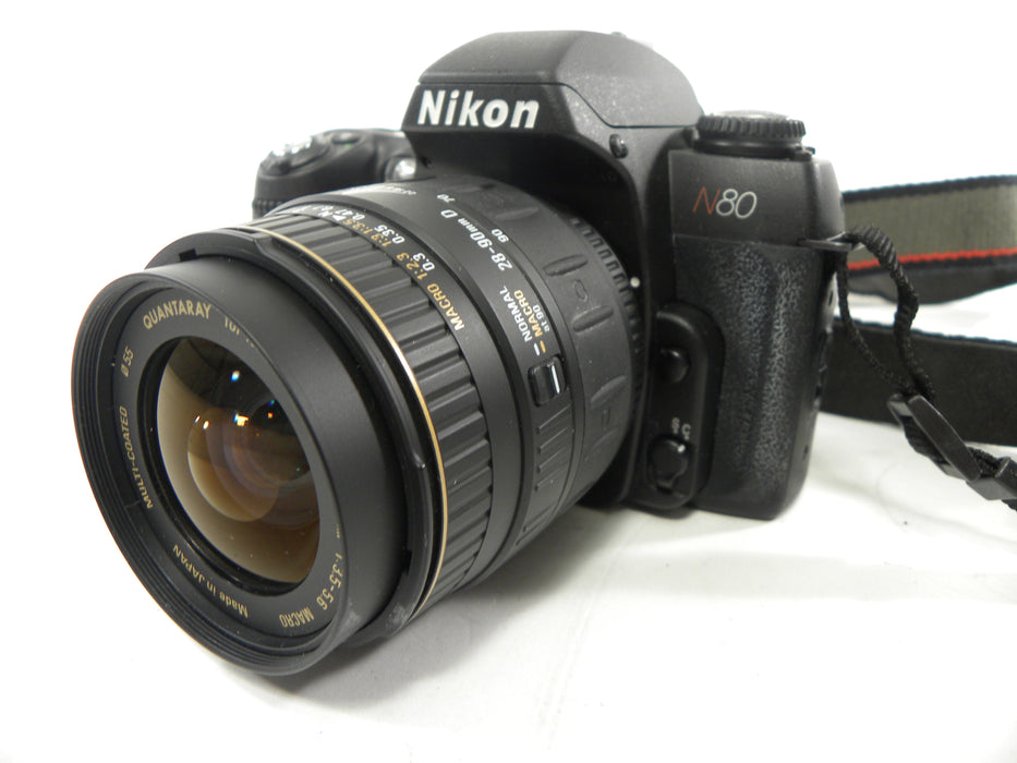 Nikon N80 35mm SLR w/Quantaray 28-80mm f3.5-5.6