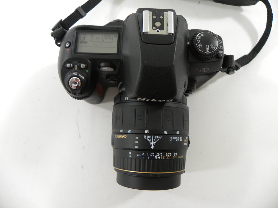Nikon N80 35mm SLR w/Quantaray 28-80mm f3.5-5.6