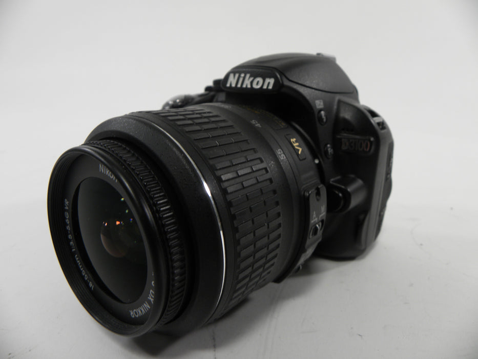 Nikon D3100 14.2mp Digital SLR w/Nikkor AF-S DX VR 18-55 Shutter Ct. 346