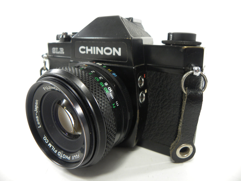 Chinon SLR 35mm Film camera w/Fujinon 55mm f2.2
