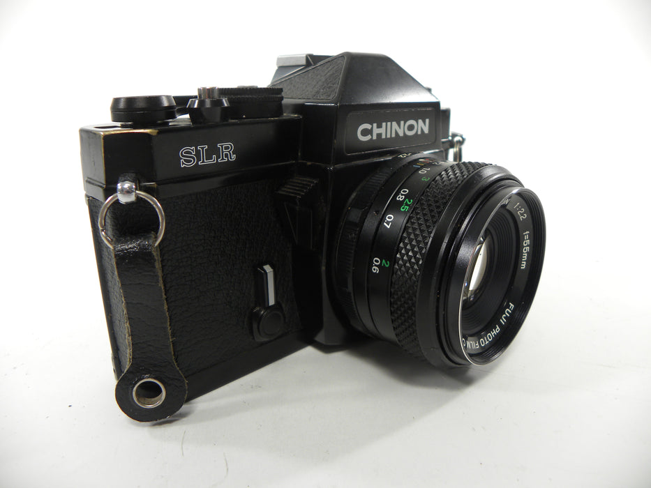 Chinon SLR 35mm Film camera w/Fujinon 55mm f2.2