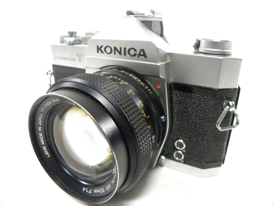 Konica Auto Reflex T 35mm SLR w/Konica AR 50mm f1.4