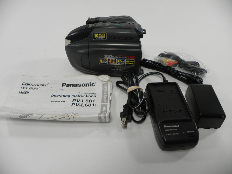 Panasonic PV-L681D VHS-C Palmcorder Camcorder