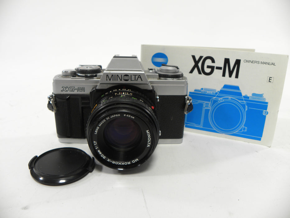 Minolta XG-M 35mm SLR w/MD Rokkor-X 50mm f1.7